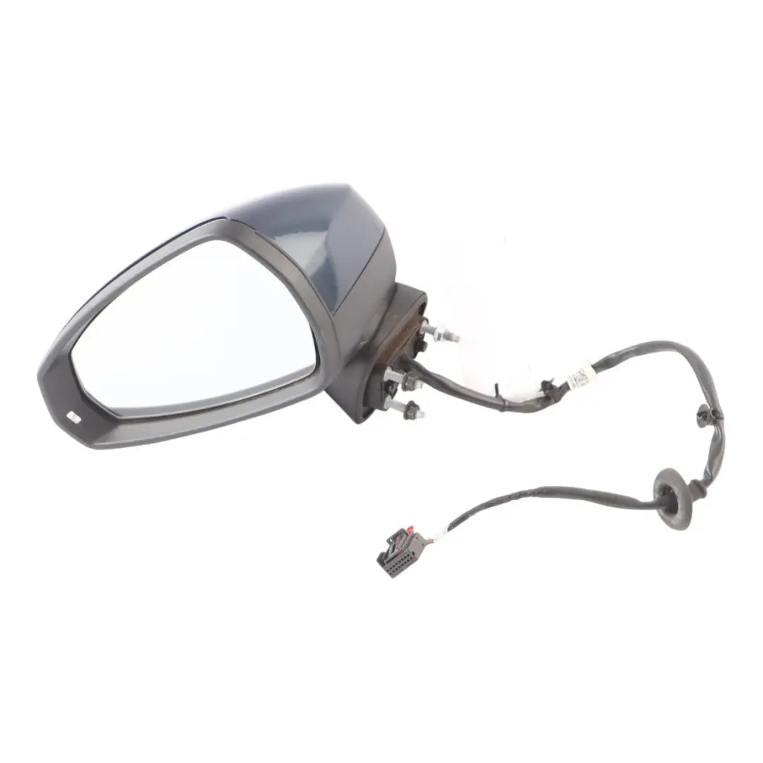 Door Wing Mirror Front Left N/S Cosmos Blue Metallic-X5 E to Audi A3 8V with Part number 8V2857409F Audi A3 8V Door Wing Mirror Front Left N/S Cosmos Blue Metallic-X5 E - SKU RHD-8V2857409F-COBL - Part number 8V2857409F