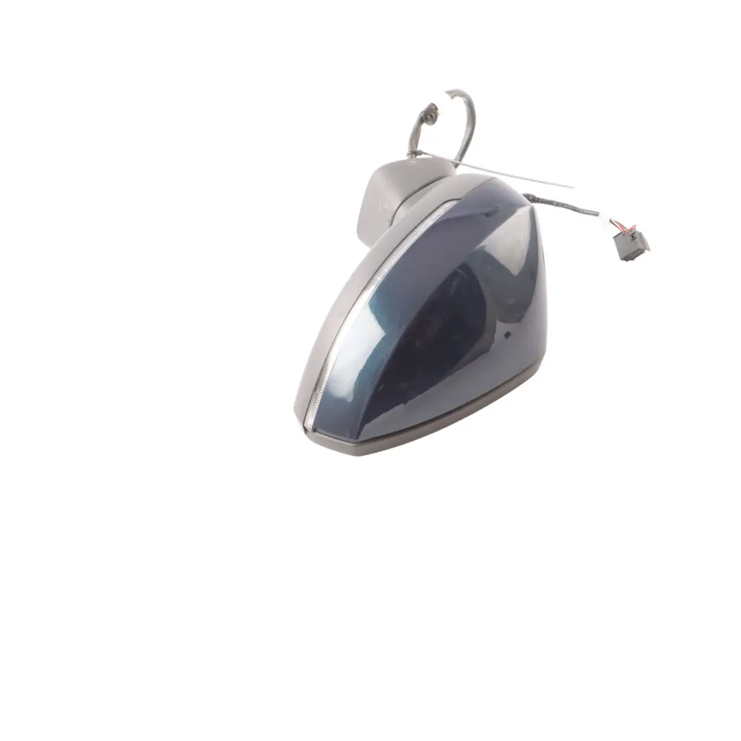 Audi A3 8V Door Wing Mirror Front Left N/S Cosmos Blue Metallic-X5 E - SKU RHD-8V2857409F-COBL - Part number 8V2857409F