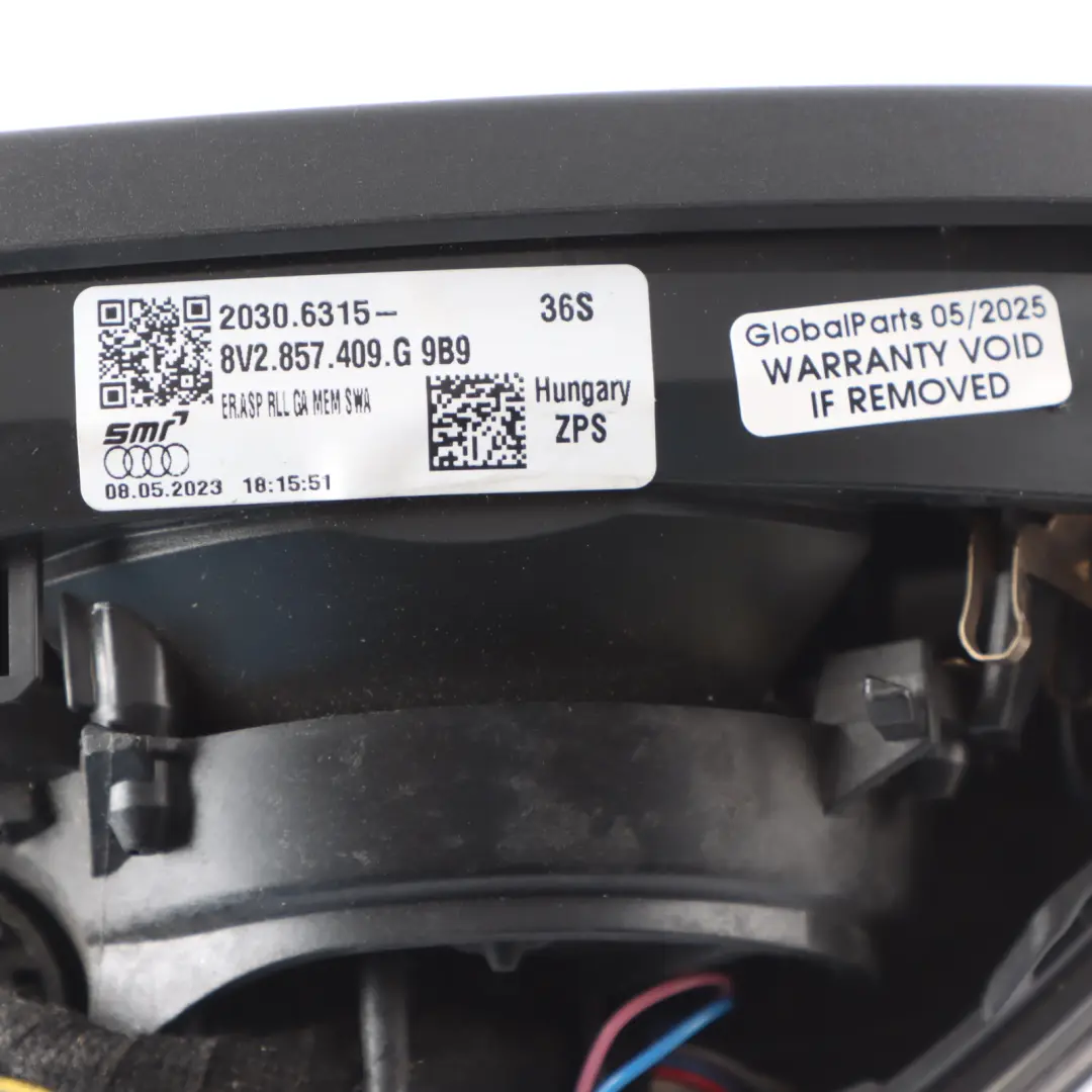 Side View Mirror Wing Door Base Left N/S Passenger Side to Audi RS3 8V with Part number 8V2857409G Audi RS3 8V Side View Mirror Wing Door Base Left N/S Passenger Side - SKU RHD-8V2857409G-1 - Part number 8V2857409G