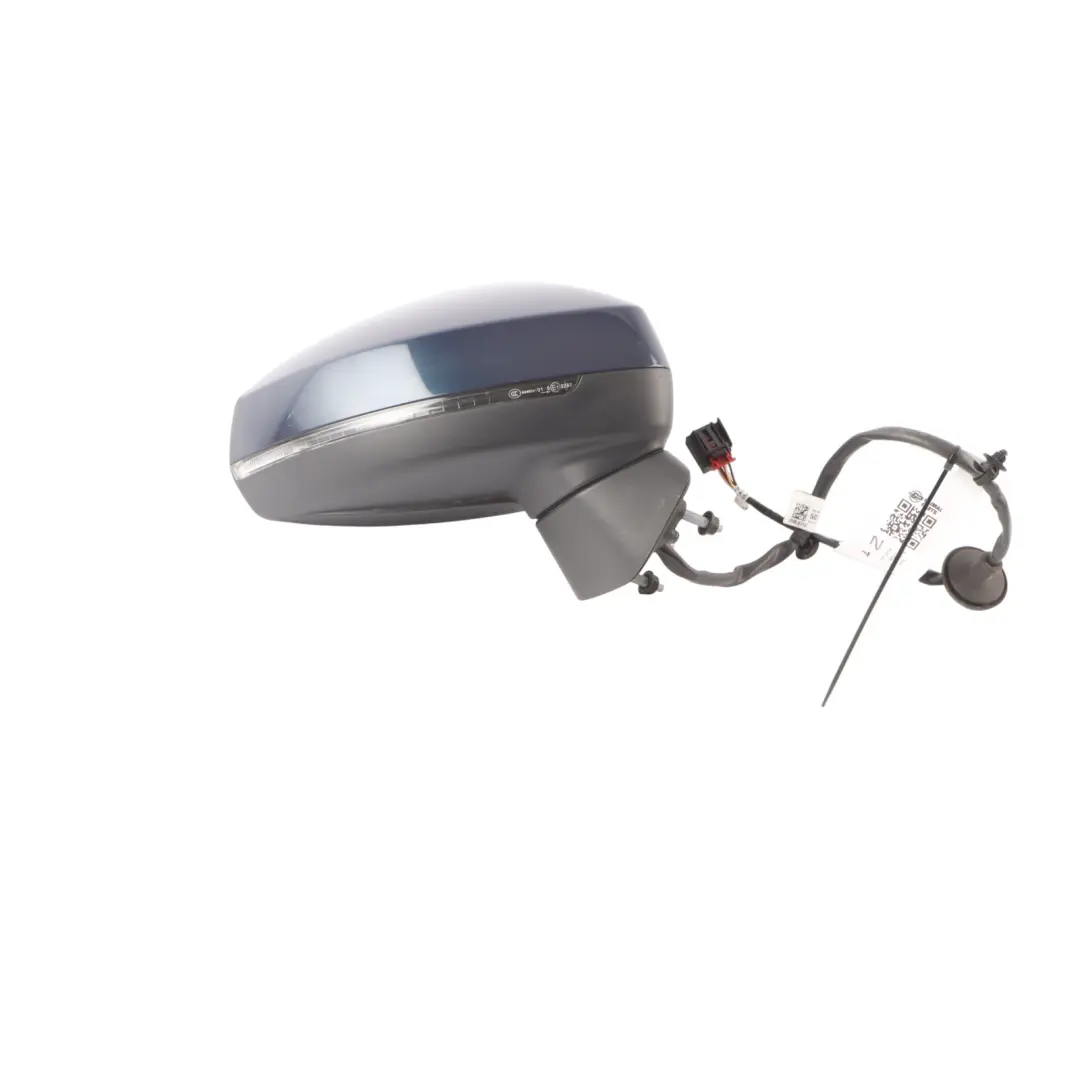 Door Wing Mirror Front Right O/S Cosmos Blue Metallic-X5 E to Audi A3 8V with Part number 8V2857410F Audi A3 8V Door Wing Mirror Front Right O/S Cosmos Blue Metallic-X5 E - SKU RHD-8V2857410F-COBL - Part number 8V2857410F