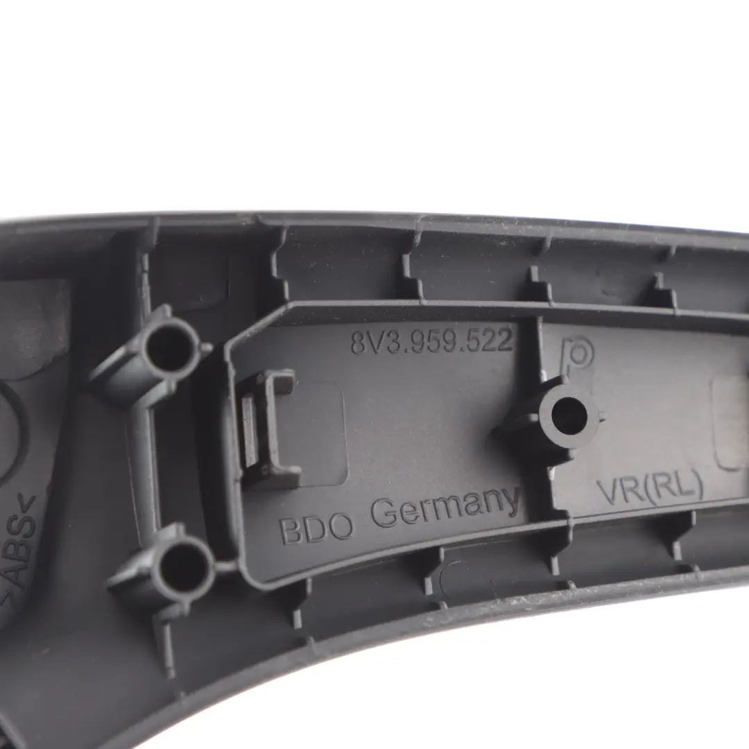 Driver Side Window Switch Cover Panel Black to Audi A3 8V with Part number 8V3959522 Audi A3 8V Driver Side Window Switch Cover Panel Black - SKU RHD-8V3959522 - Part number 8V3959522