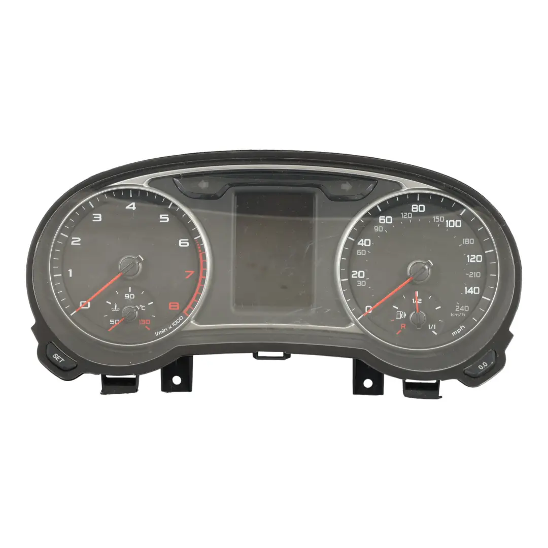 Instrument Cluster Speedo Clocks Meter Manual to Audi A1 8X Petrol with Part number 8XA920980 Audi A1 8X Petrol Instrument Cluster Speedo Clocks Meter Manual - SKU RHD-8XA920980 - Part number 8XA920980