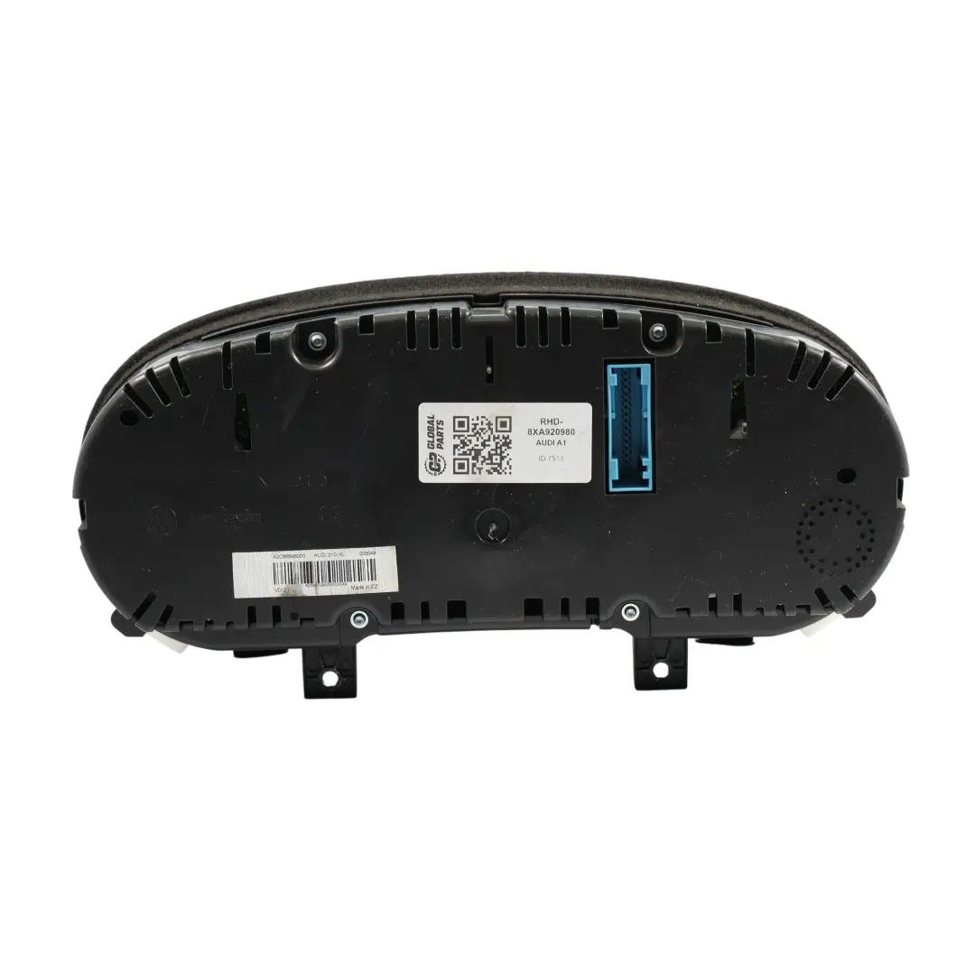 Instrument Cluster Speedo Clocks Meter Manual to Audi A1 8X Petrol with Part number 8XA920980 Audi A1 8X Petrol Instrument Cluster Speedo Clocks Meter Manual - SKU RHD-8XA920980 - Part number 8XA920980