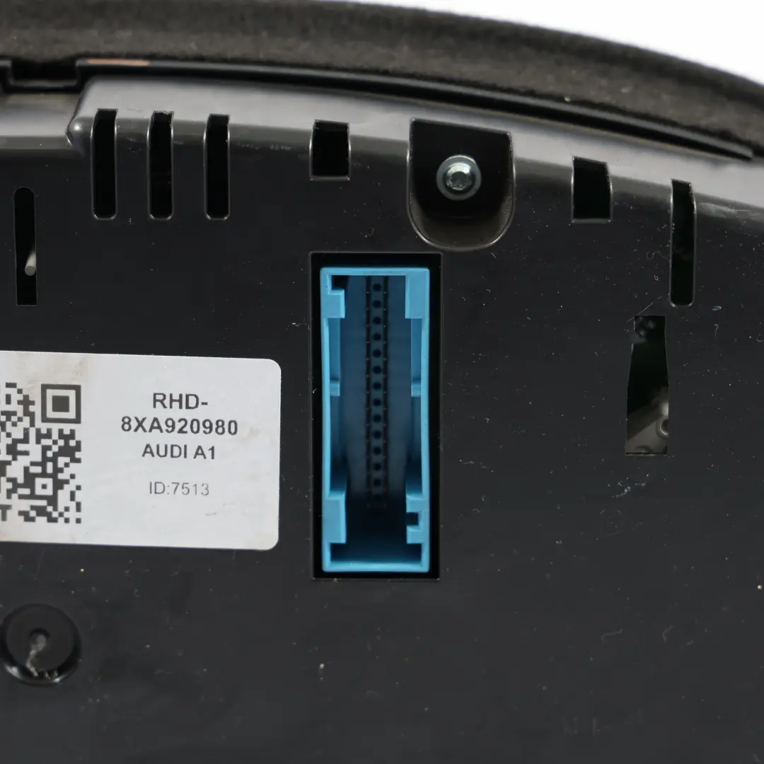 Instrument Cluster Speedo Clocks Meter Manual to Audi A1 8X Petrol with Part number 8XA920980 Audi A1 8X Petrol Instrument Cluster Speedo Clocks Meter Manual - SKU RHD-8XA920980 - Part number 8XA920980