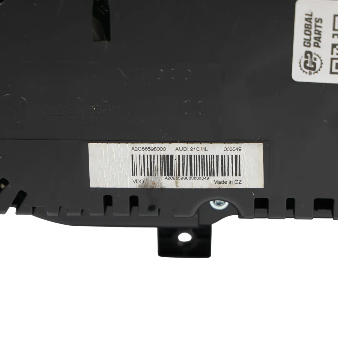 Instrument Cluster Speedo Clocks Meter Manual to Audi A1 8X Petrol with Part number 8XA920980 Audi A1 8X Petrol Instrument Cluster Speedo Clocks Meter Manual - SKU RHD-8XA920980 - Part number 8XA920980