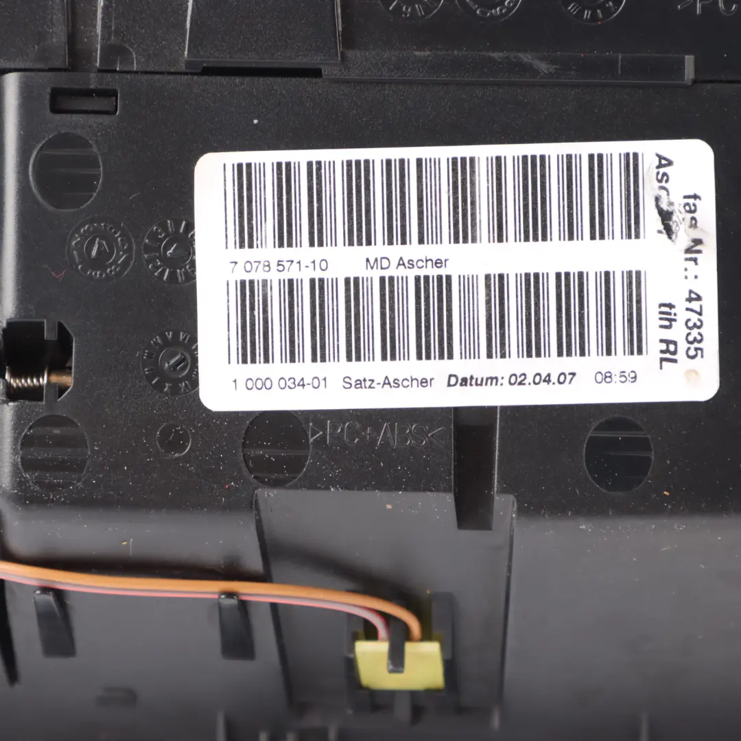 Ashtray Trim BMW E81 E87 LCI Cover Panel Centre Console Light Titanium Silver to with Part number 9128641 Ashtray Trim BMW E81 E87 LCI Cover Panel Centre Console Light Titanium Silver - SKU rhd-9128641-2 - Part number 9128641