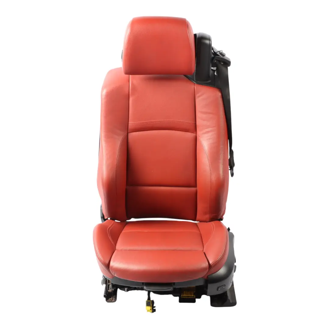 Front Seat BMW E93 Convertible Sport Heated Korall-Red Leather Left N/S Memory to with Part number 9148877 Front Seat BMW E93 Convertible Sport Heated Korall-Red Leather Left N/S Memory - SKU rhd-9148877-2 - Part number 9148877