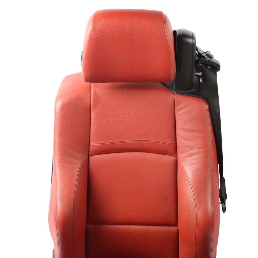 Front Seat BMW E93 Convertible Sport Heated Korall-Red Leather Left N/S Memory to with Part number 9148877 Front Seat BMW E93 Convertible Sport Heated Korall-Red Leather Left N/S Memory - SKU rhd-9148877-2 - Part number 9148877
