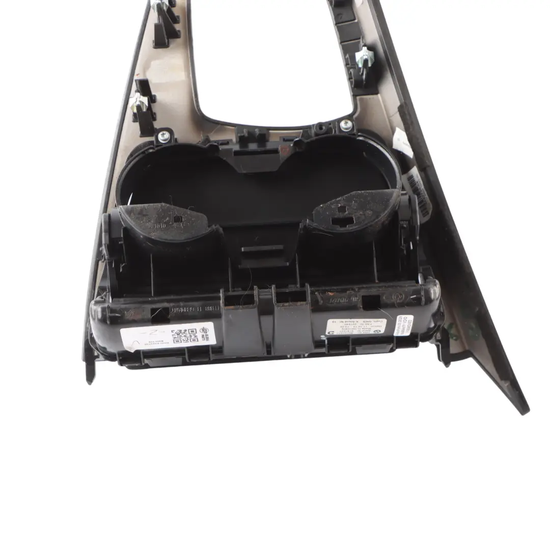 Centre Console Cover BMW F06 F13 Cup Holder Trim Panel Frame Fine Wood to with Part number 9242736 Centre Console Cover BMW F06 F13 Cup Holder Trim Panel Frame Fine Wood - SKU RHD-9242736 - Part number 9242736