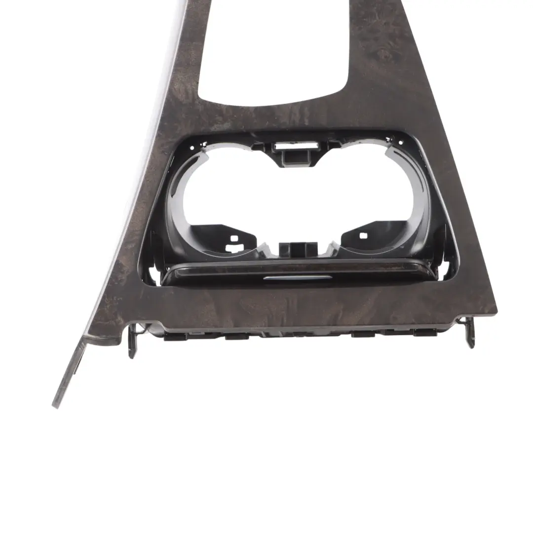 Centre Console Cover BMW F06 F13 Cup Holder Trim Panel Frame Fine Wood to with Part number 9242736 Centre Console Cover BMW F06 F13 Cup Holder Trim Panel Frame Fine Wood - SKU RHD-9242736 - Part number 9242736