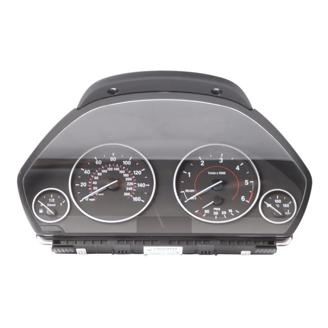 Instrument Cluster BMW F30 F31 Diesel Speedo Clocks Automatic MPH to with Part number 9371049 Instrument Cluster BMW F30 F31 Diesel Speedo Clocks Automatic MPH - SKU RHD-9371049 - Part number 9371049