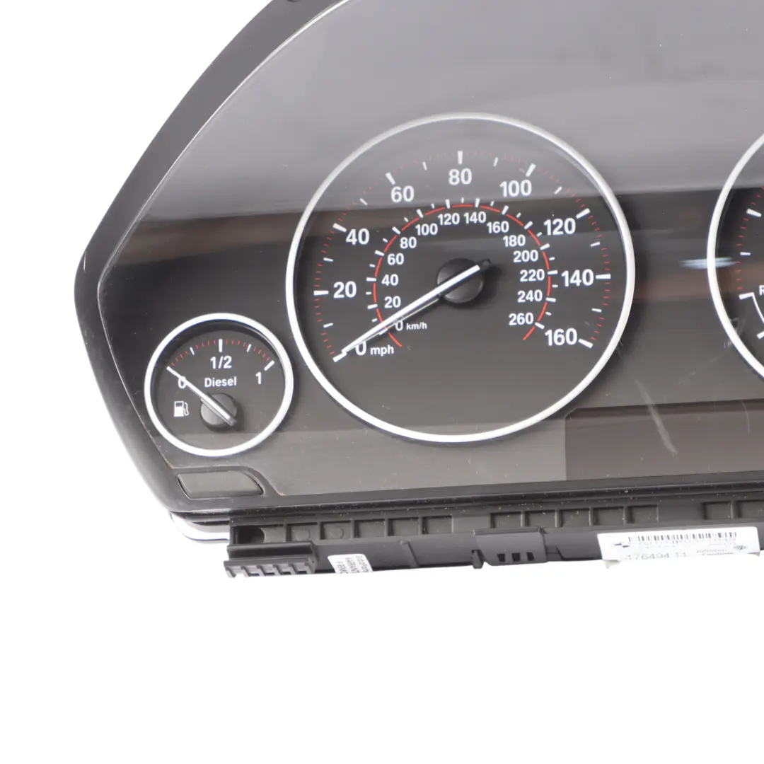 Instrument Cluster BMW F30 F31 Diesel Speedo Clocks Automatic MPH to with Part number 9371049 Instrument Cluster BMW F30 F31 Diesel Speedo Clocks Automatic MPH - SKU RHD-9371049 - Part number 9371049