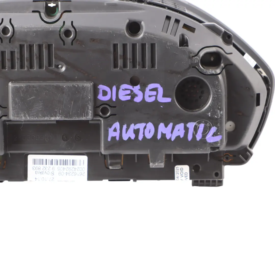 Instrument Cluster BMW F30 F31 Diesel Speedo Clocks Automatic MPH to with Part number 9371049 Instrument Cluster BMW F30 F31 Diesel Speedo Clocks Automatic MPH - SKU RHD-9371049 - Part number 9371049