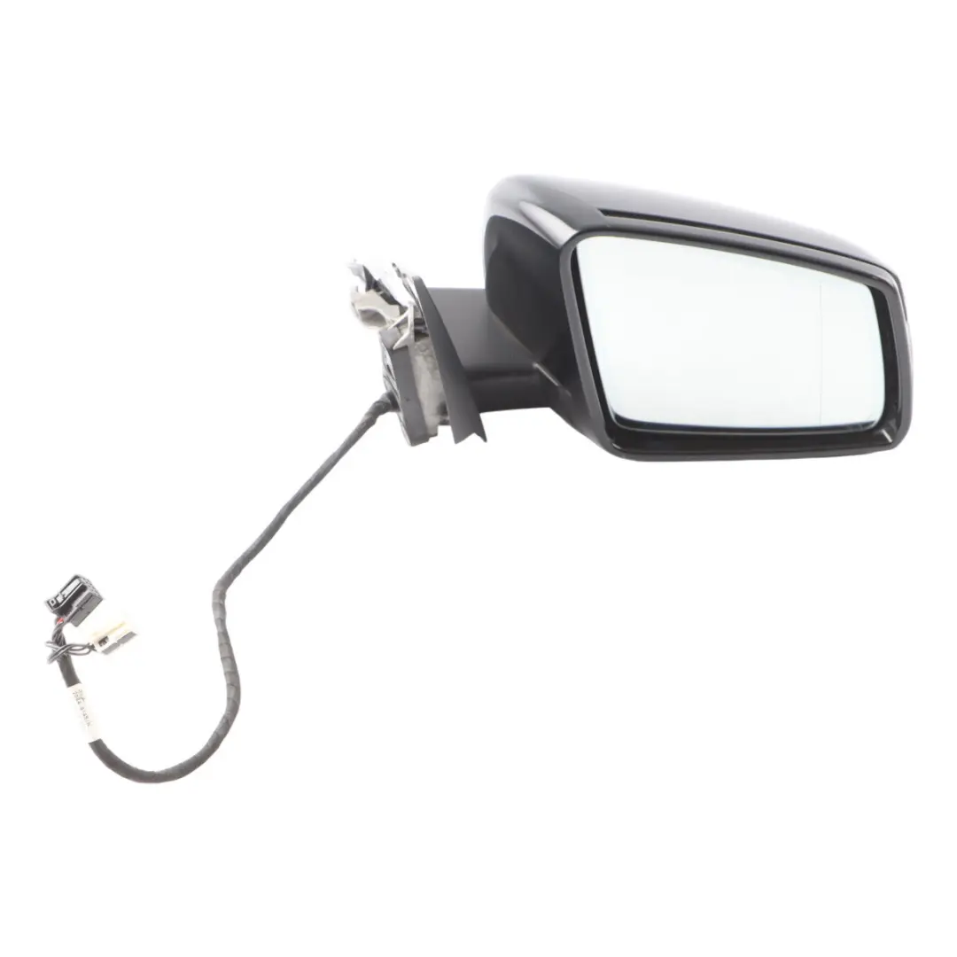Wing Mirror Power Fold Right O/S Kosmos Black Metallic - 191 to Mercedes X156 with Part number A1568103200 Mercedes X156 Wing Mirror Power Fold Right O/S Kosmos Black Metallic - 191 - SKU RHD-A1568103200-KB - Part number A1568103200