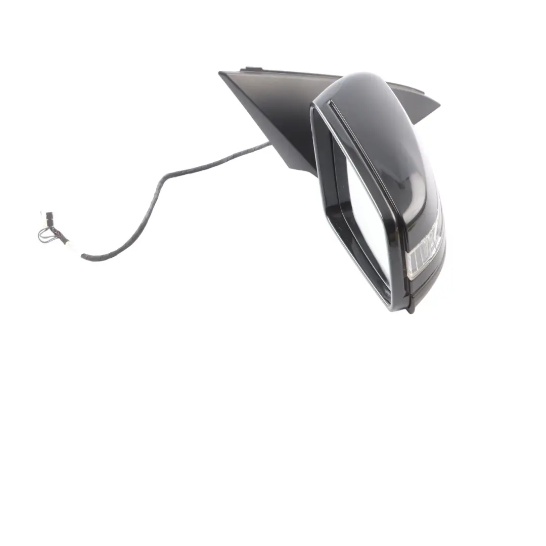 Mercedes X156 Wing Mirror Power Fold Right O/S Kosmos Black Metallic - 191 - SKU RHD-A1568103200-KB - Part number A1568103200