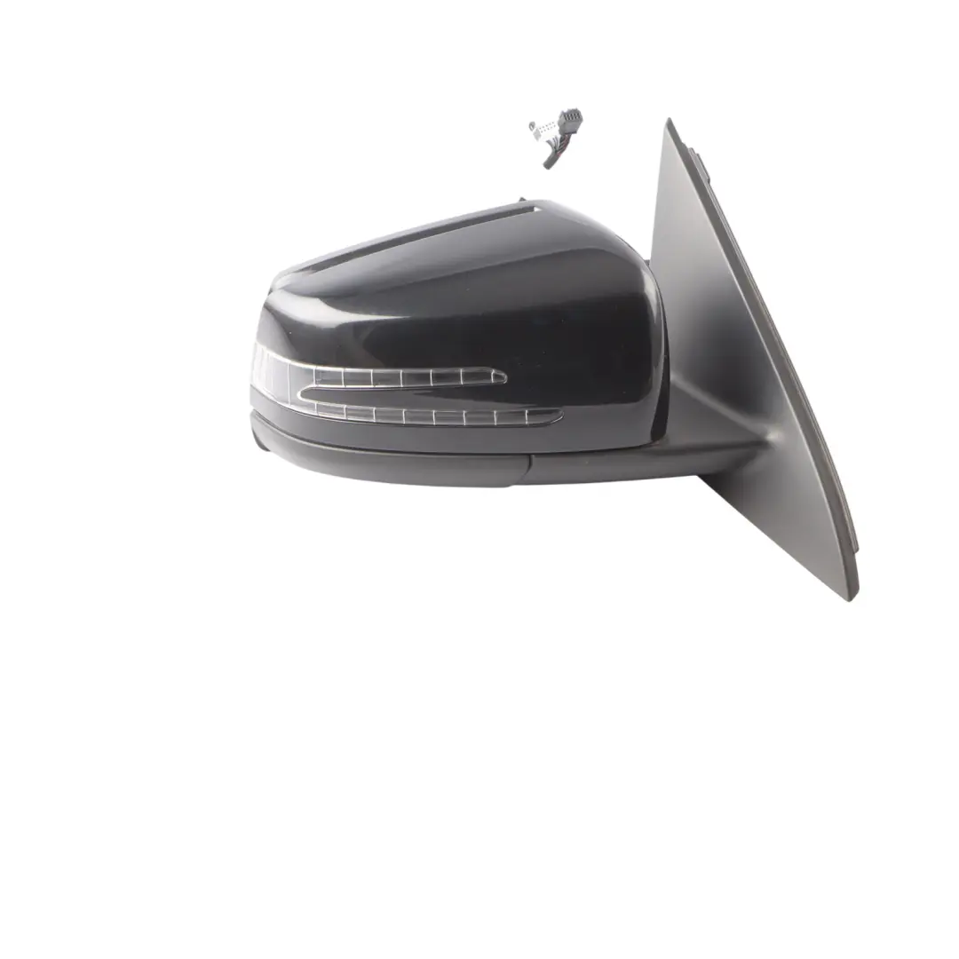 Mercedes X156 Wing Mirror Power Fold Right O/S Kosmos Black Metallic - 191 - SKU RHD-A1568103200-KB - Part number A1568103200