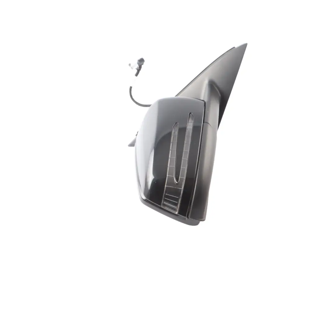 Wing Mirror Power Fold Right O/S Kosmos Black Metallic - 191 to Mercedes X156 with Part number A1568103200 Mercedes X156 Wing Mirror Power Fold Right O/S Kosmos Black Metallic - 191 - SKU RHD-A1568103200-KB - Part number A1568103200