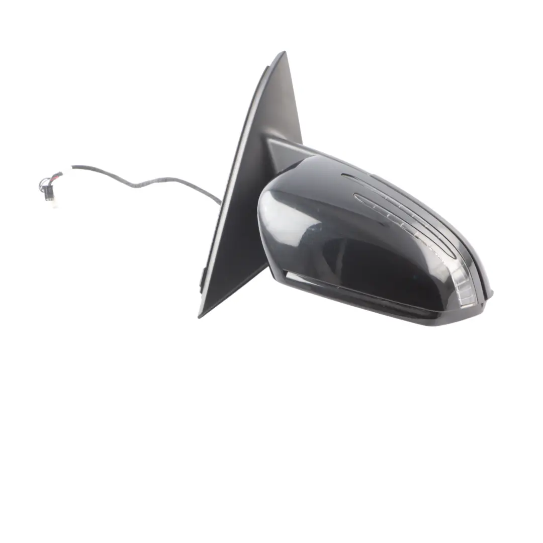 Mercedes X156 Wing Mirror Power Fold Right O/S Kosmos Black Metallic - 191 - SKU RHD-A1568103200-KB - Part number A1568103200