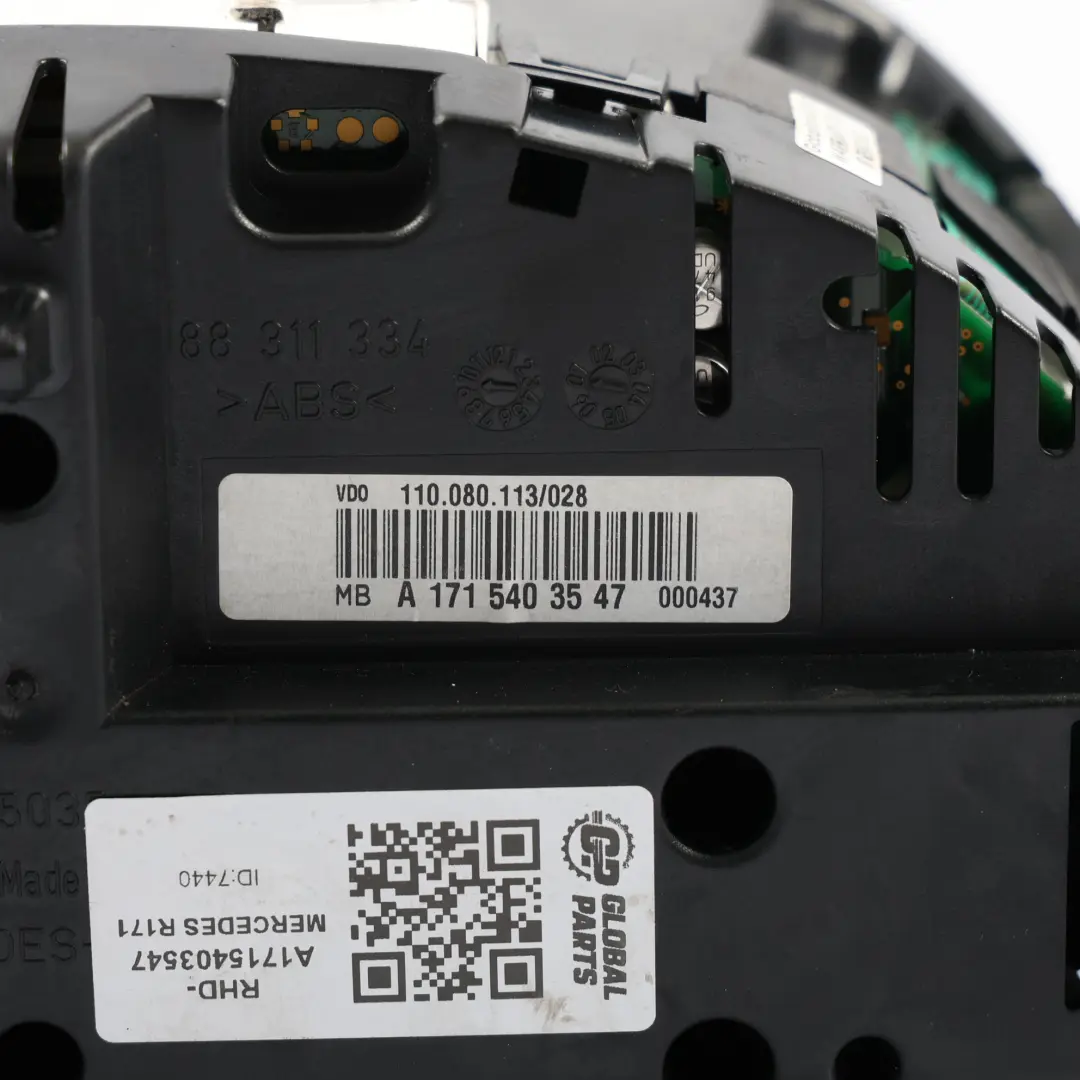 Mercedes R171 Petrol Instrument Cluster Speedometer Clocks Automatic 9363170 - SKU RHD-A1715403547 - Part number A1715403547