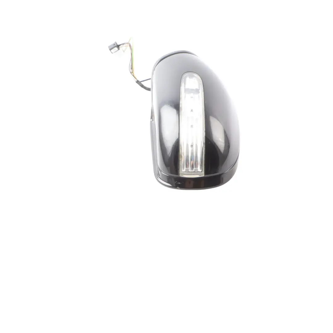 Mercedes W203 Wing Mirror Power Fold Door Left N/S Obsidian Black Metallic - 197 - SKU rhd-A2038106576-OB - Part number A2038106576