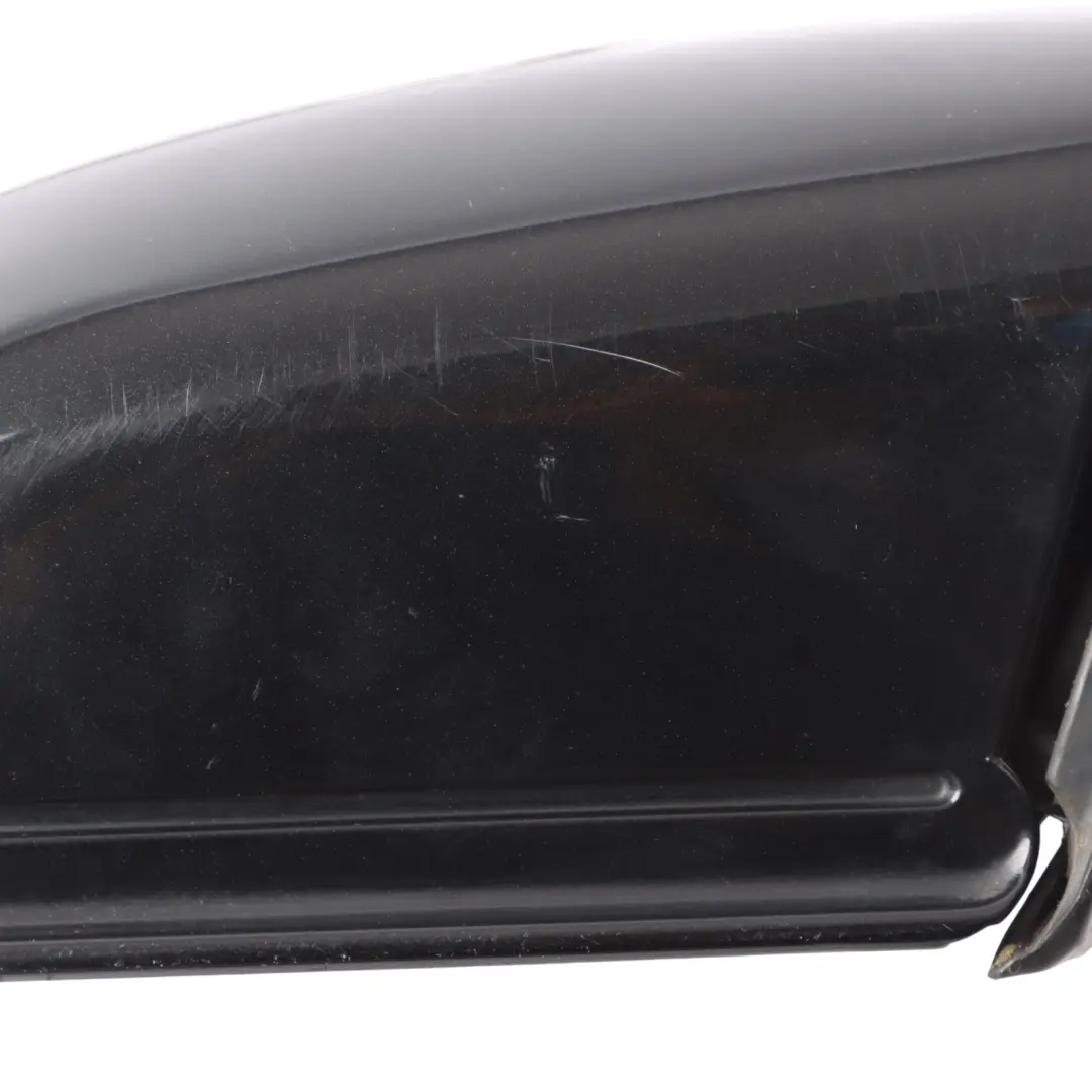 Mercedes W203 Wing Mirror Door Right O/S Auto Dip Power Fold Obsidian Black 197 - SKU rhd-A2038107276-OB - Part number A2038107276