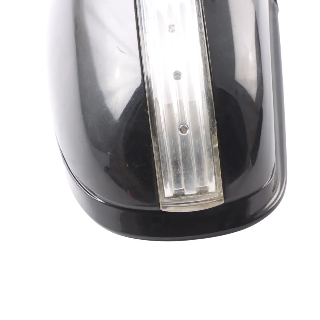 Mercedes W203 Wing Mirror Door Right O/S Auto Dip Power Fold Obsidian Black 197 - SKU rhd-A2038107276-OB - Part number A2038107276