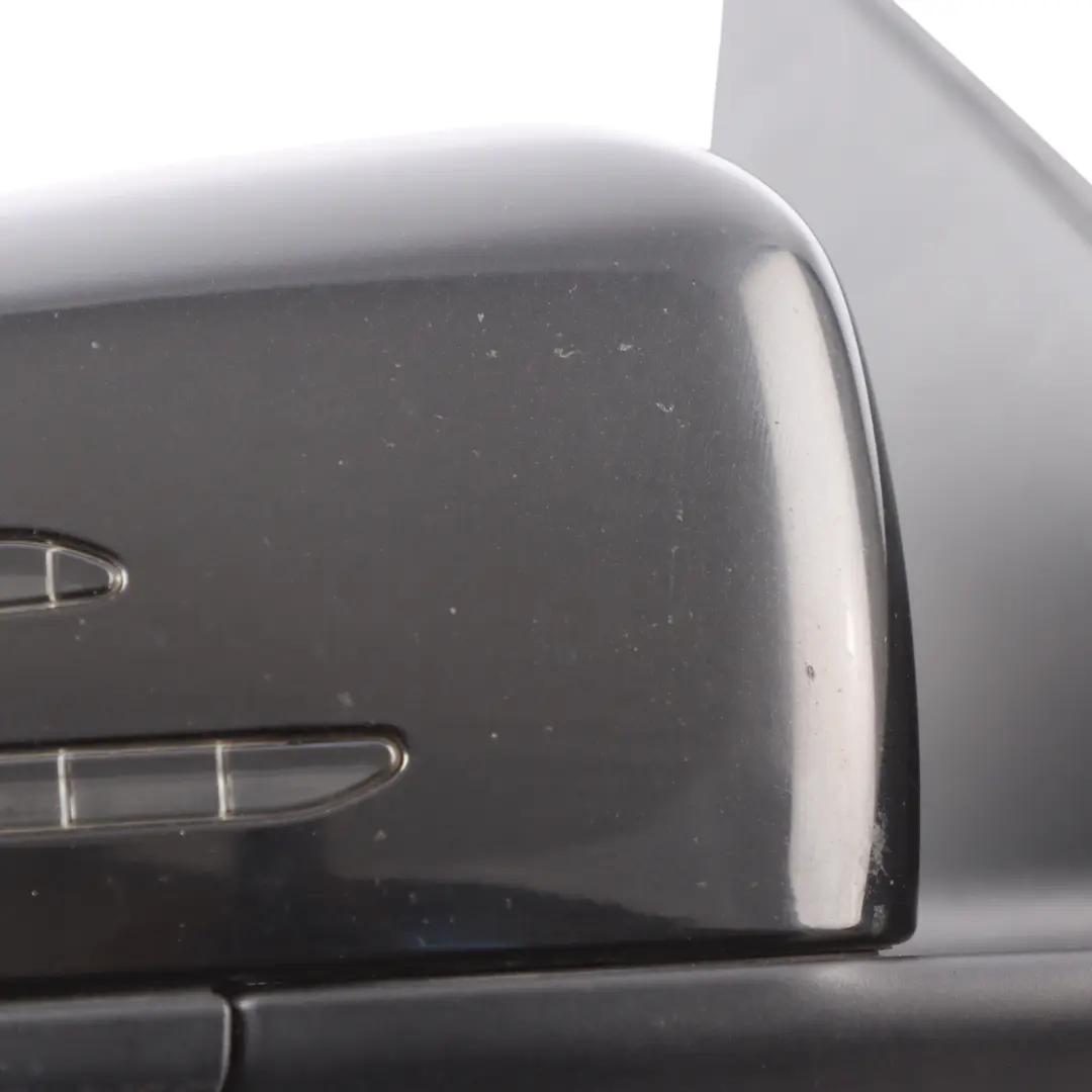 Mercedes W204 Door Wing Mirror Right O/S Power Fold Auto Dip Obsidian Black 197 - SKU rhd-A2048104076-OB1 - Part number A2048104076