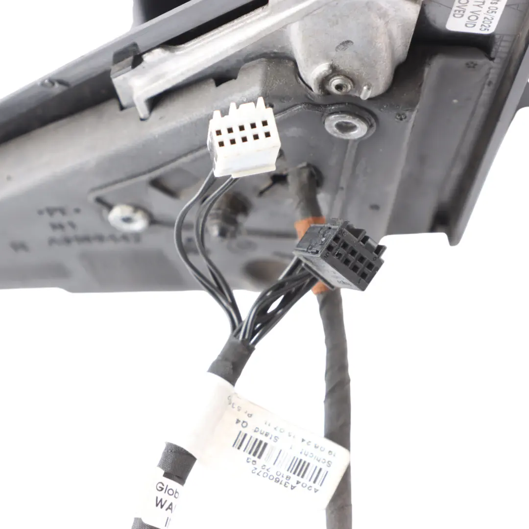 Mercedes W204 Door Wing Mirror Right O/S Power Fold Auto Dip Obsidian Black 197 - SKU rhd-A2048104076-OB1 - Part number A2048104076