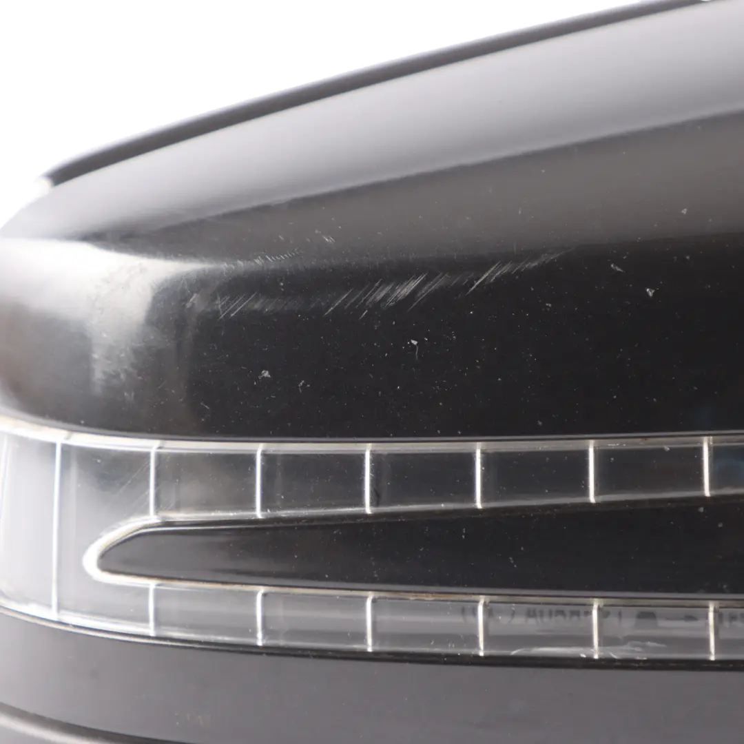 Mercedes W204 Door Wing Mirror Right O/S Power Fold Auto Dip Obsidian Black 197 - SKU rhd-A2048104076-OB1 - Part number A2048104076