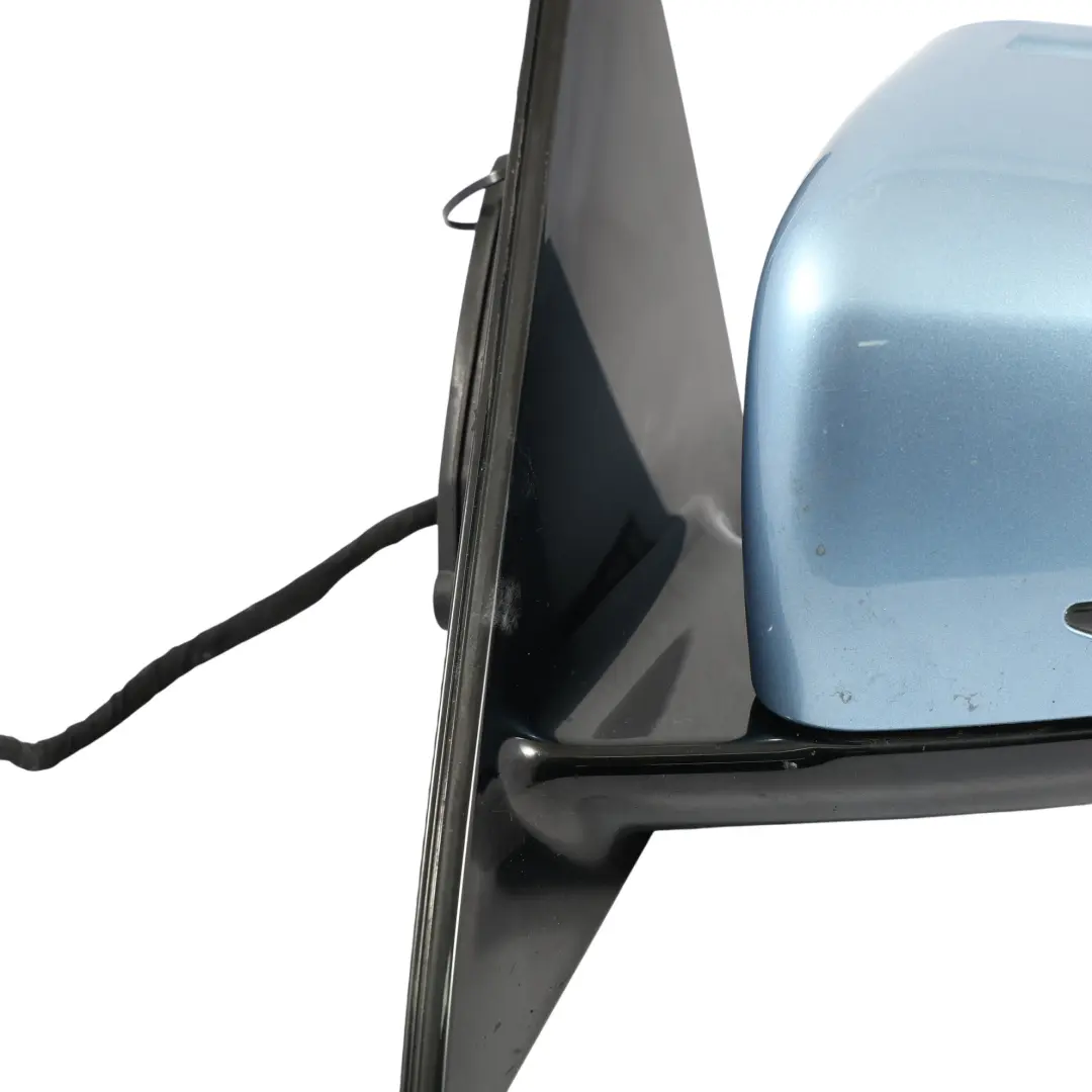 Door Wing Mirror Glass Left N/S Indigolite Blue Metallic - 230 to Mercedes S212 with Part number A2128100376 Mercedes S212 Door Wing Mirror Glass Left N/S Indigolite Blue Metallic - 230 - SKU RHD-A2128100376-INB1 - Part number A2128100376