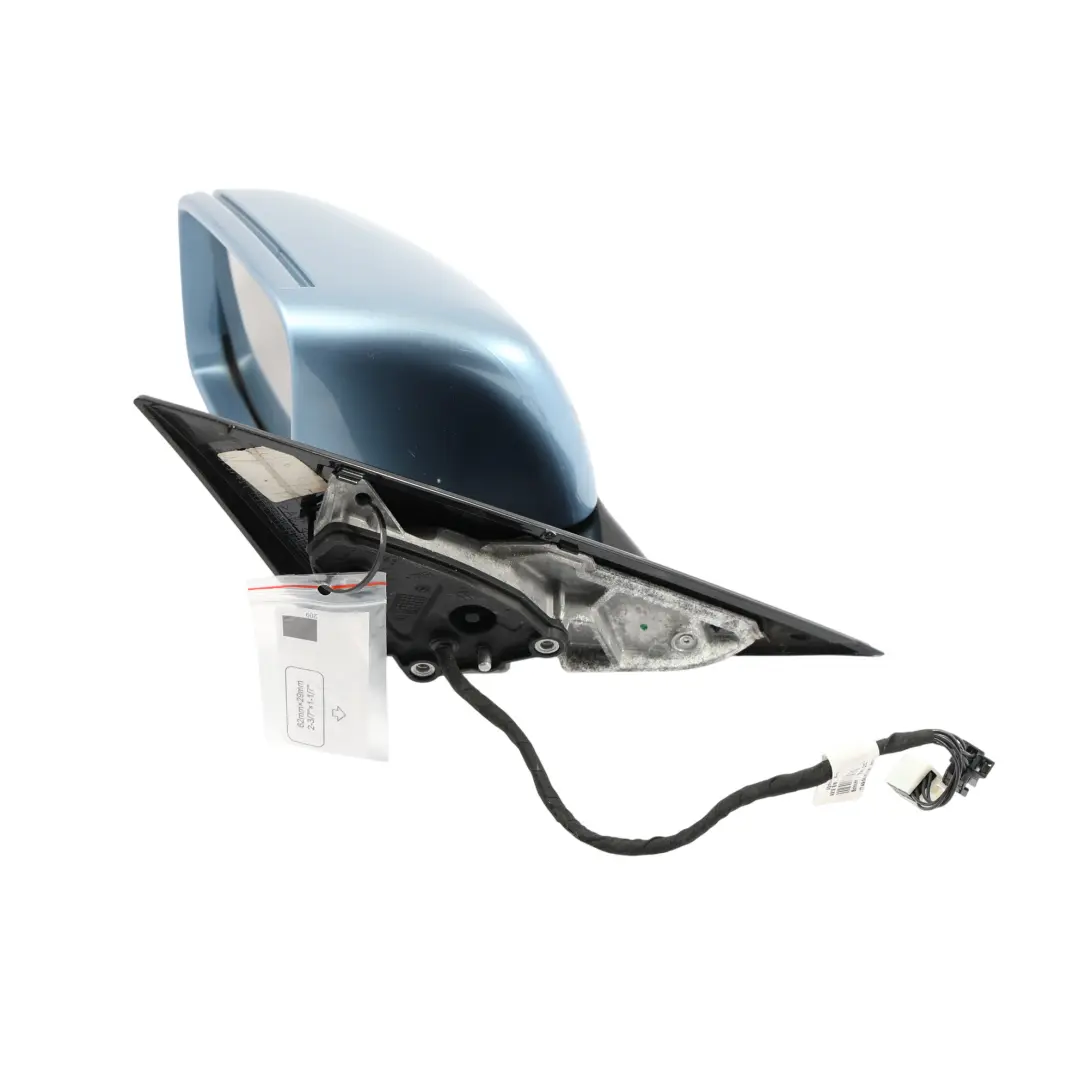 Door Wing Mirror Glass Left N/S Indigolite Blue Metallic - 230 to Mercedes S212 with Part number A2128100376 Mercedes S212 Door Wing Mirror Glass Left N/S Indigolite Blue Metallic - 230 - SKU RHD-A2128100376-INB1 - Part number A2128100376