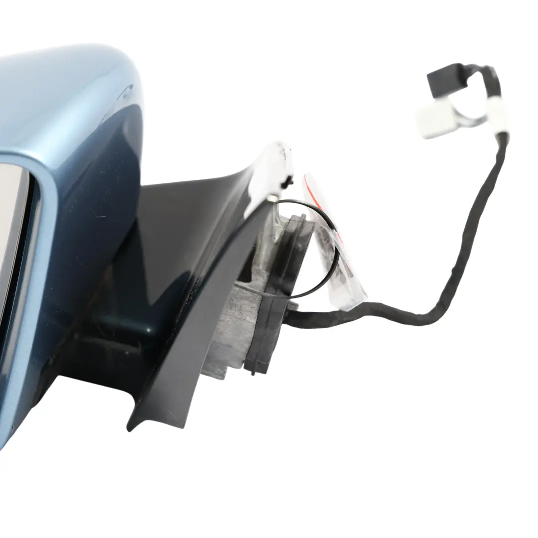 Door Wing Mirror Glass Left N/S Indigolite Blue Metallic - 230 to Mercedes S212 with Part number A2128100376 Mercedes S212 Door Wing Mirror Glass Left N/S Indigolite Blue Metallic - 230 - SKU RHD-A2128100376-INB1 - Part number A2128100376