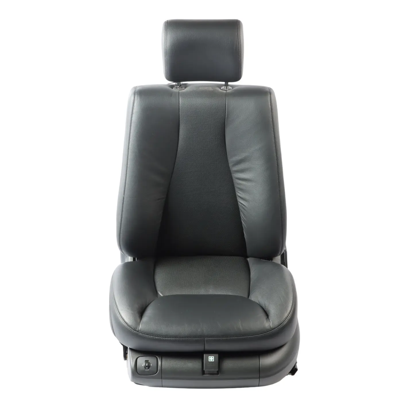 Mercedes W220 Front Seat Heated Memory Left N/S Leather Black
