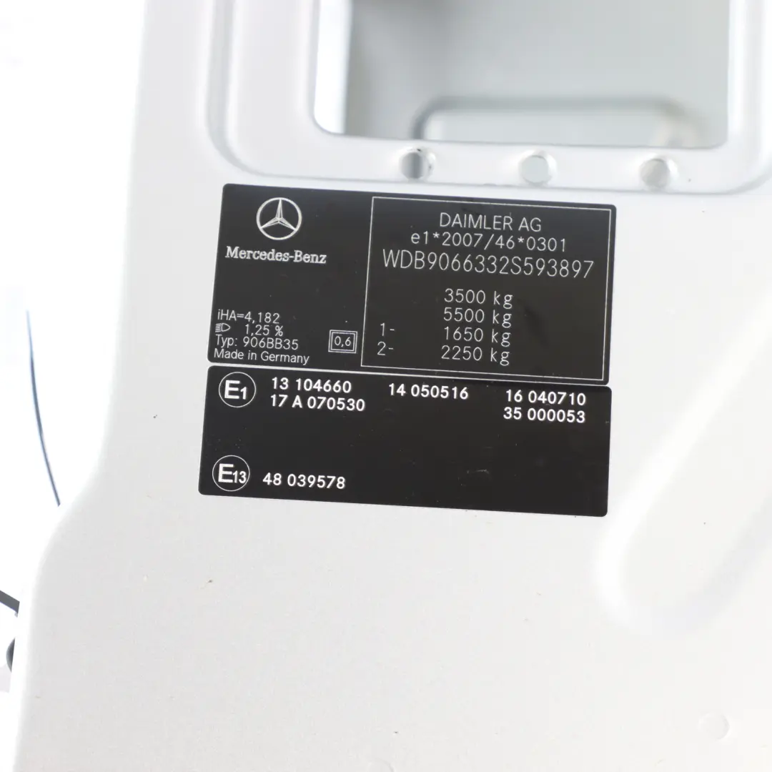 Base Frame Front Right Side O/S Brilliant Silver - 9744 to Mercedes W906 Seat with Part number A9066601140 Mercedes W906 Seat Base Frame Front Right Side O/S Brilliant Silver - 9744 - SKU RHD-A9066601140-BRS - Part number A9066601140