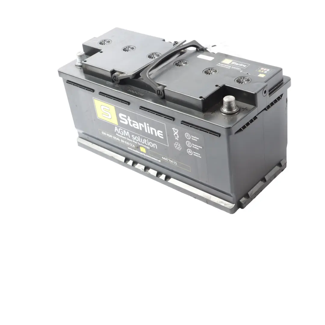 Starline AGM Car Accumulator Battery Electrical Unit 12V 105Ah 920A to with Part number STARLINE-AGM-105AH Starline AGM Car Accumulator Battery Electrical Unit 12V 105Ah 920A - SKU STARLINE-AGM-105AH - Part number STARLINE-AGM-105AH
