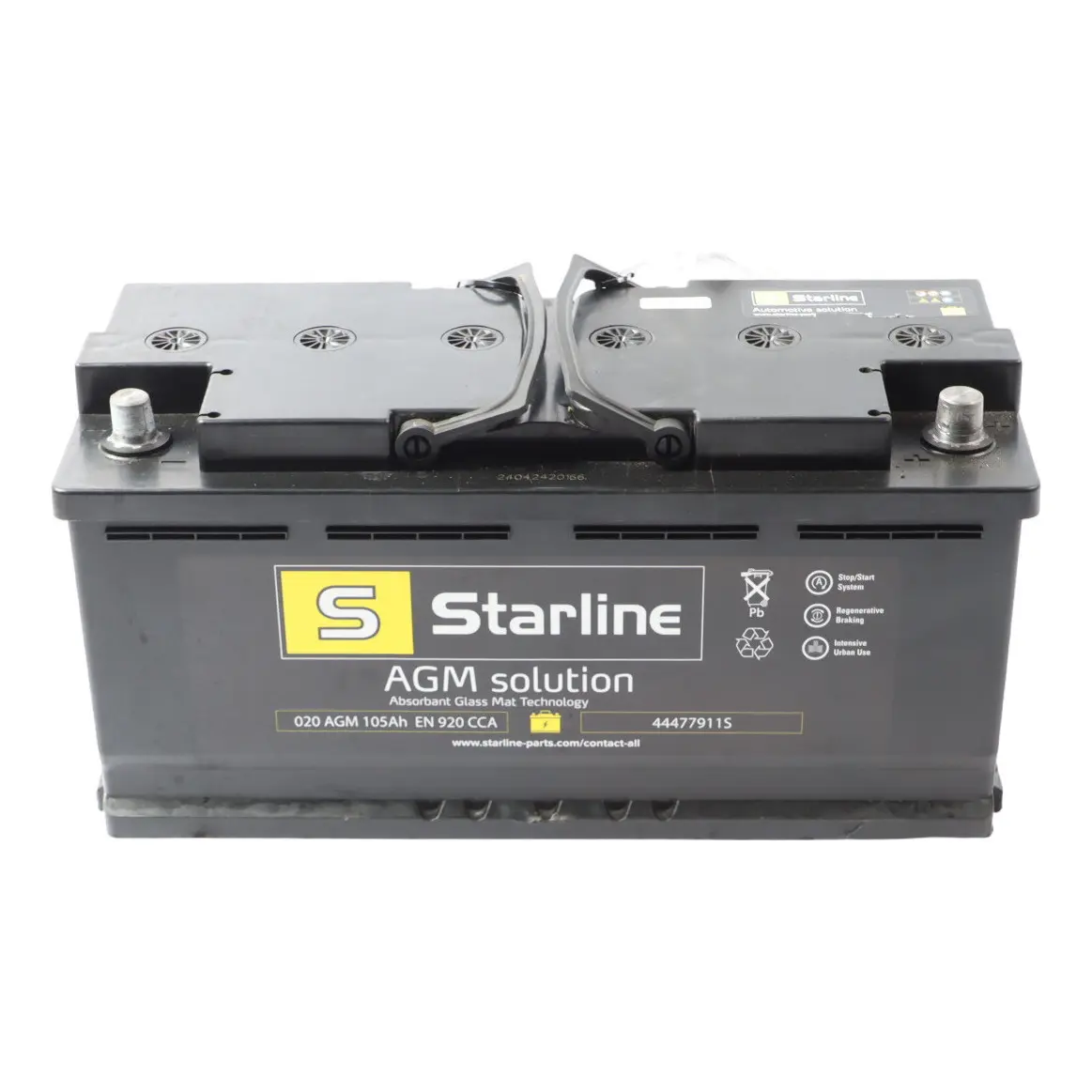 Starline AGM Car Accumulator Battery Electrical Unit 12V 105Ah 920A