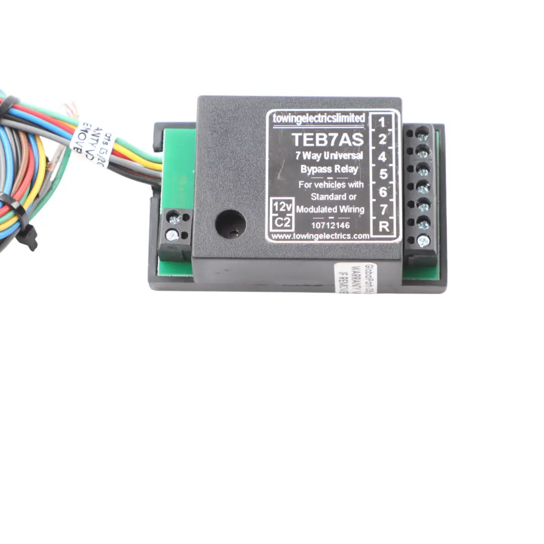Towing Electrics Tow Hook 7 Way Bypass Relays 12V C2 10712146 to with Part number TEB7AS Towing Electrics Tow Hook 7 Way Bypass Relays 12V C2 10712146 - SKU TEB7AS - Part number TEB7AS