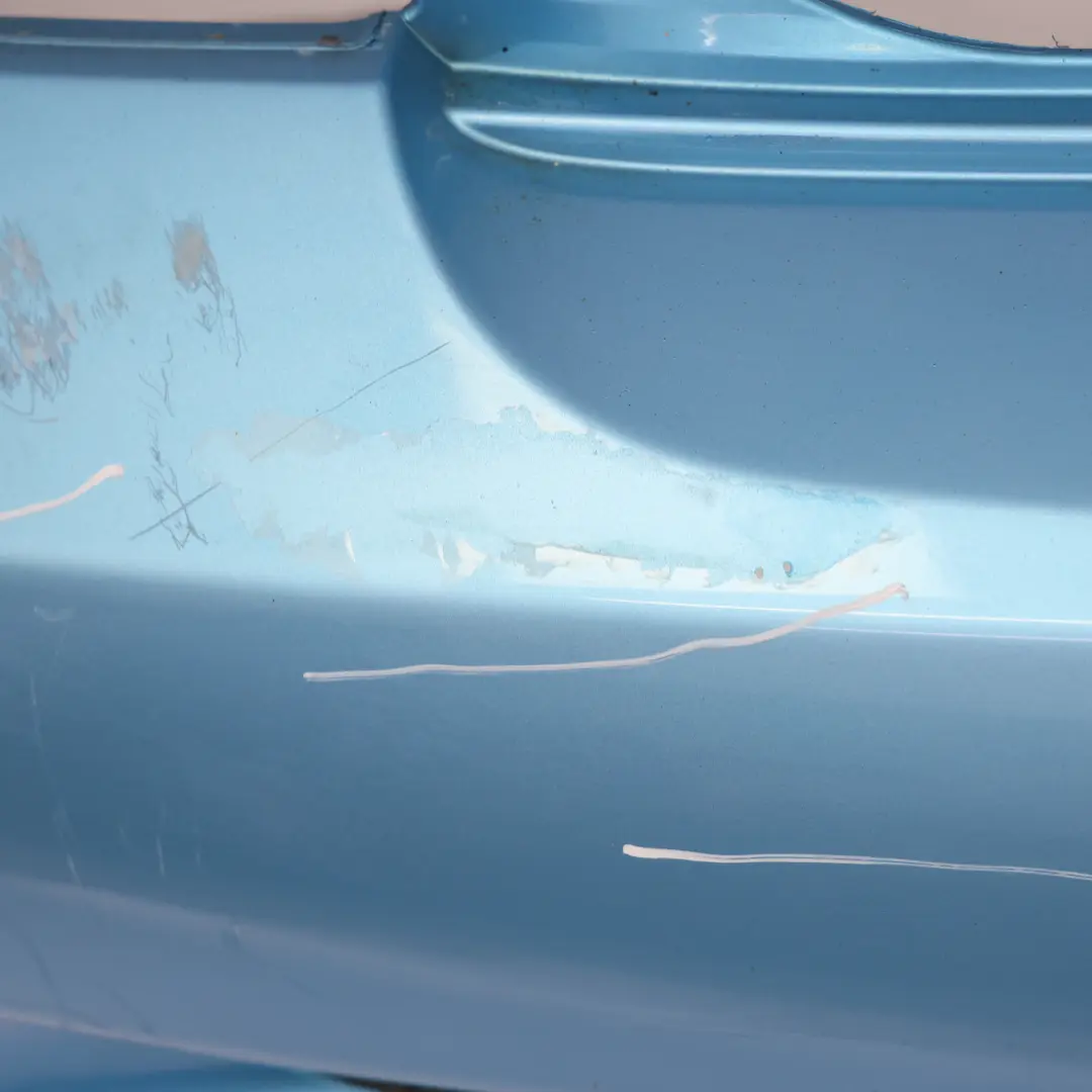 Bumper Trim Cooper S Complete Panel Electric Blue Metallic - 870 to Mini R53 Rear with Part number 0029957 Mini R53 Rear Bumper Trim Cooper S Complete Panel Electric Blue Metallic - 870 - SKU 0029957-ELB - Part number 0029957