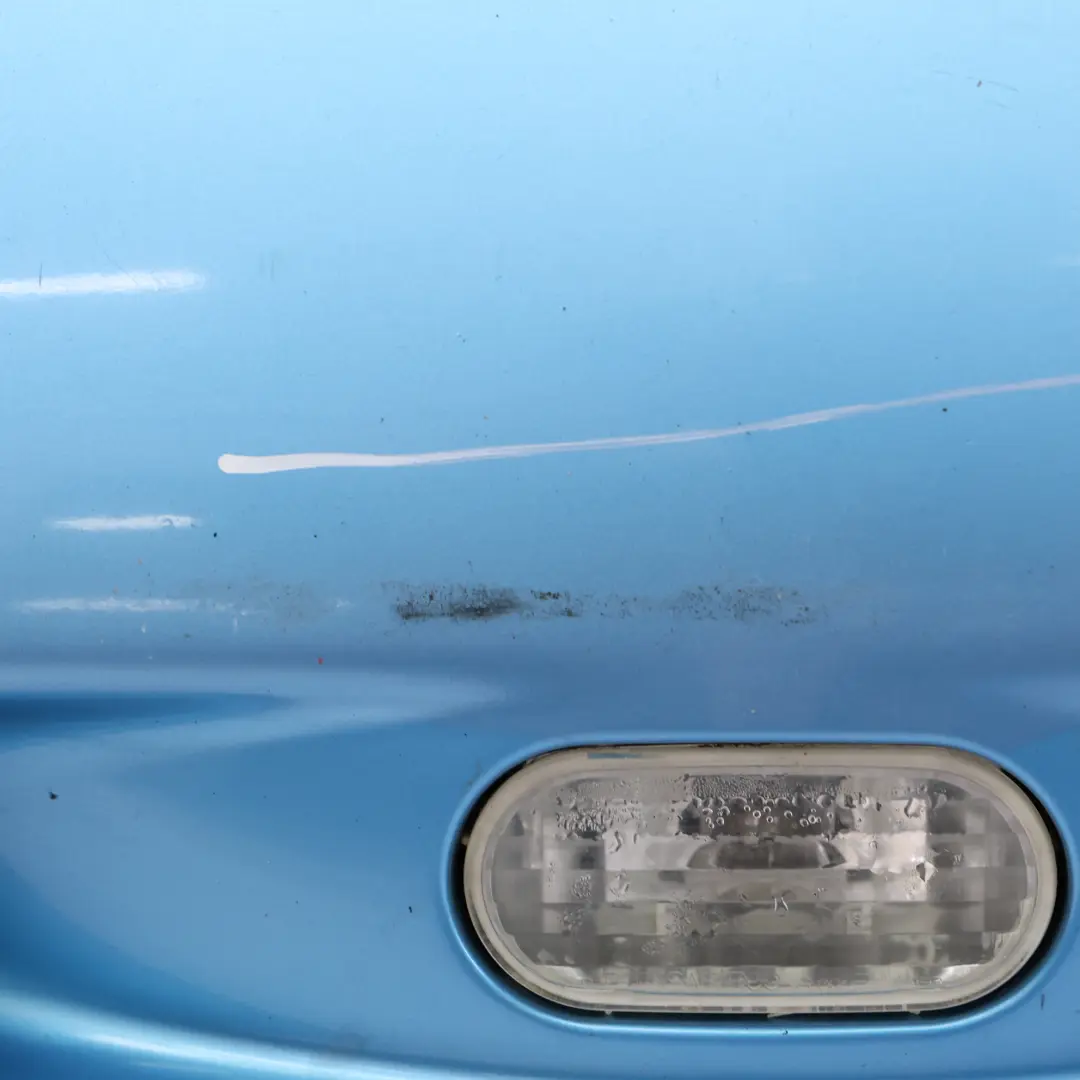 Bumper Trim Cooper S Complete Panel Electric Blue Metallic - 870 to Mini R53 Rear with Part number 0029957 Mini R53 Rear Bumper Trim Cooper S Complete Panel Electric Blue Metallic - 870 - SKU 0029957-ELB - Part number 0029957