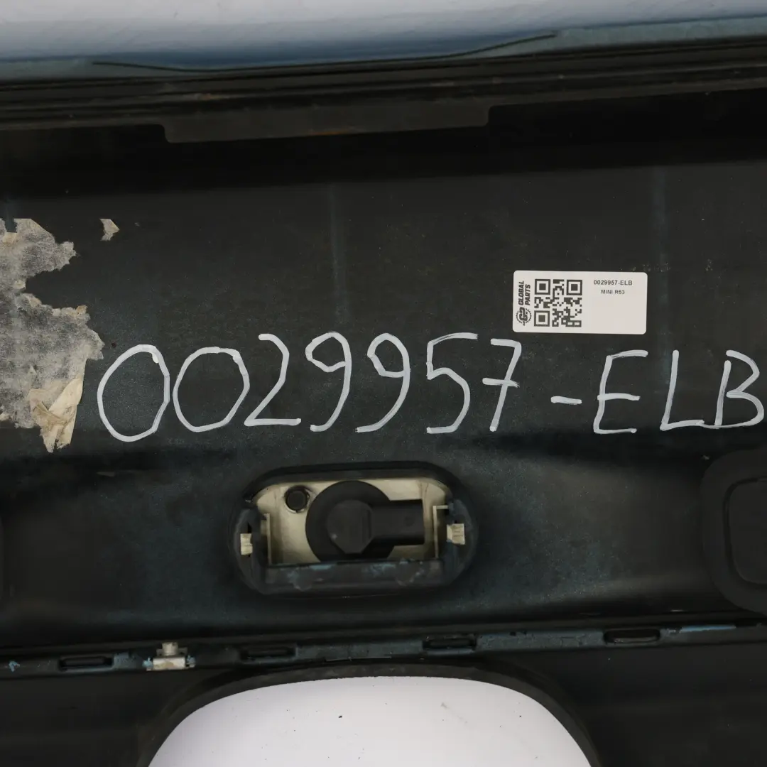 Stossfänger Hinten Electric Blue Blau Metallic - 870 für Mini R53 Cooper S mit Teilenummer 0029957 Mini R53 Cooper S Stossfänger Hinten Electric Blue Blau Metallic - 870 - SKU 0029957-ELB - Teilenummer 0029957