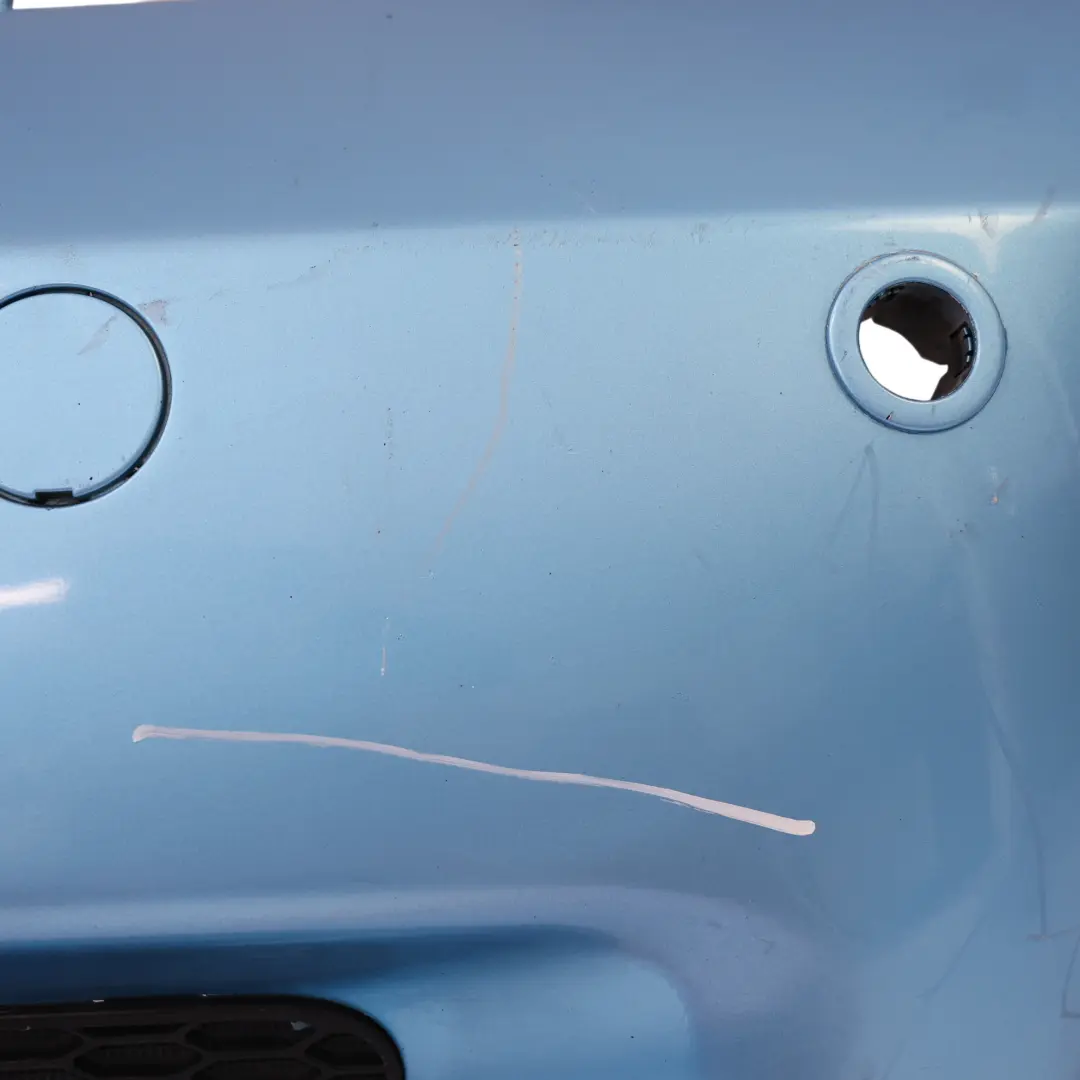 Bumper Trim Cooper S Complete Panel Electric Blue Metallic - 870 to Mini R53 Rear with Part number 0029957 Mini R53 Rear Bumper Trim Cooper S Complete Panel Electric Blue Metallic - 870 - SKU 0029957-ELB - Part number 0029957