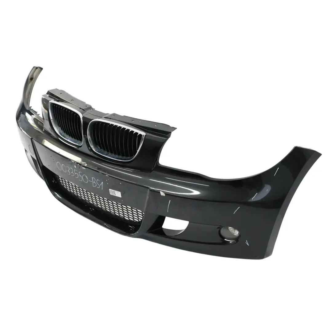 BMW E81 E87 Zderzak Przedni M-Pakiet Black Sapphire Czarny Metalik - 475 - SKU 0033550-BS1 - Numer Części 0033550