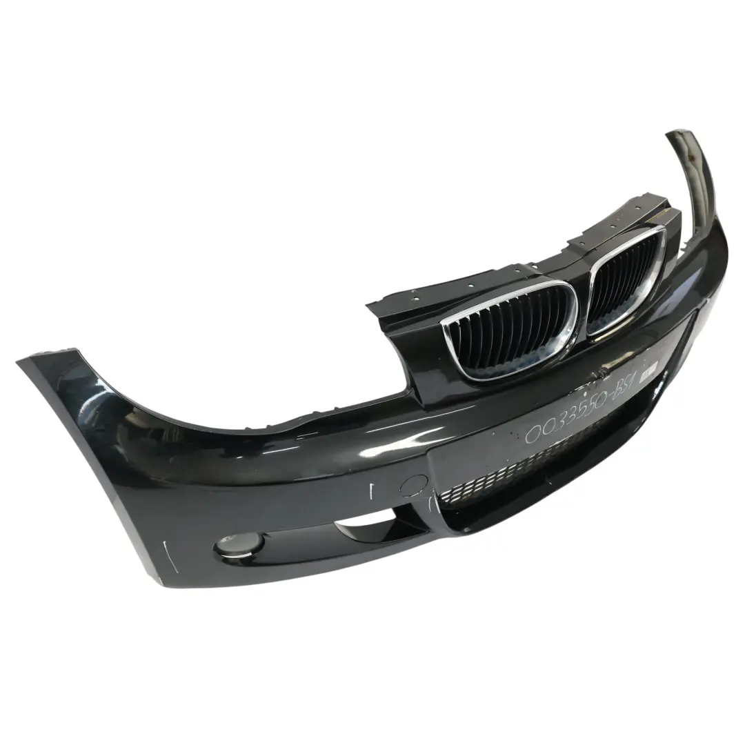 BMW E81 E87 Zderzak Przedni M-Pakiet Black Sapphire Czarny Metalik - 475 - SKU 0033550-BS1 - Numer Części 0033550