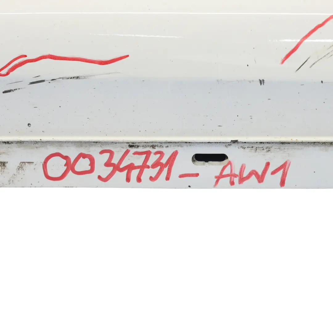 Side Skirt BMW E81 E82 E88 M Sport Sill Strip Left N/S Alpinweiss White - 300  - SKU 0034731-AW1 - Part number 0034731