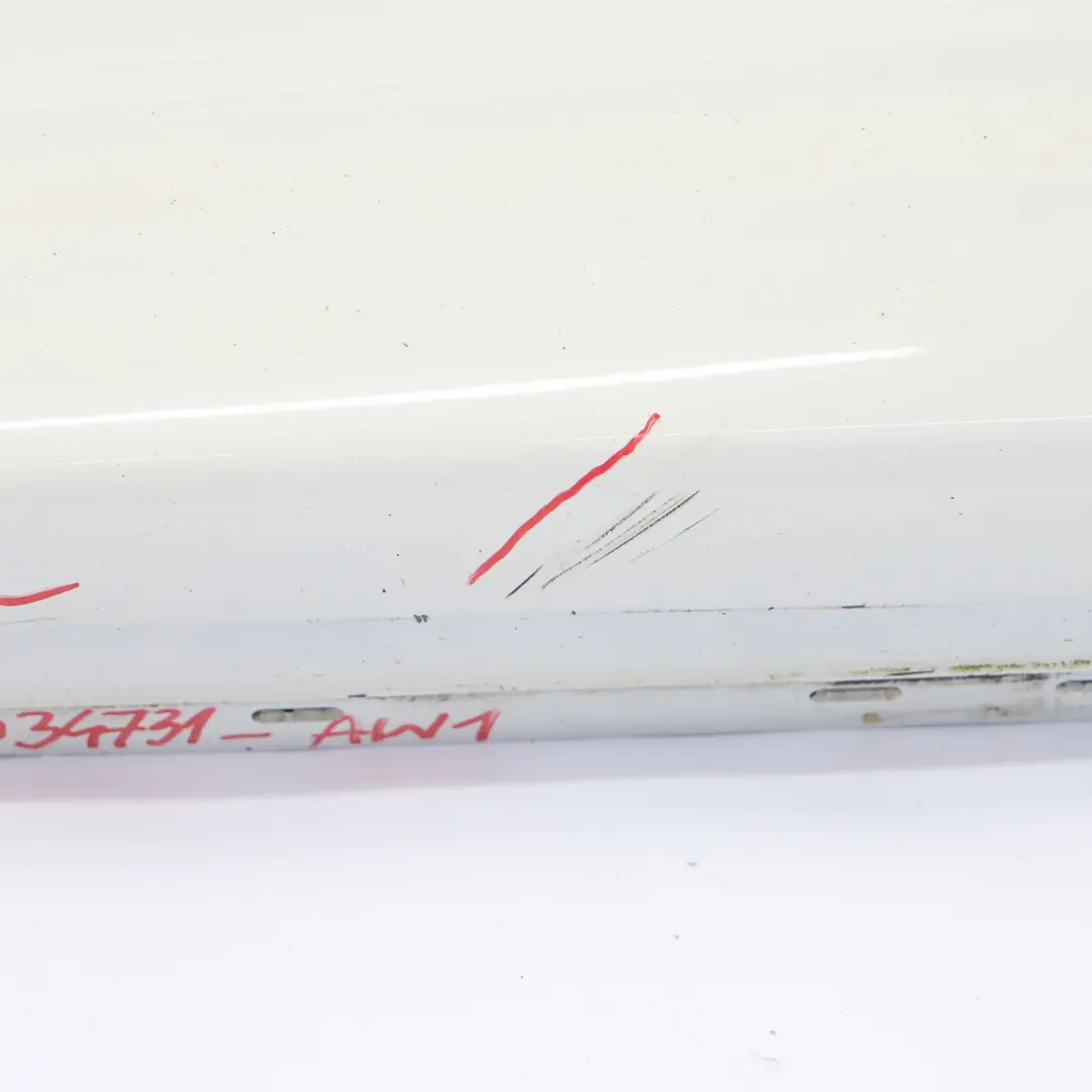 Side Skirt BMW E81 E82 E88 M Sport Sill Strip Left N/S Alpinweiss White - 300  - SKU 0034731-AW1 - Part number 0034731