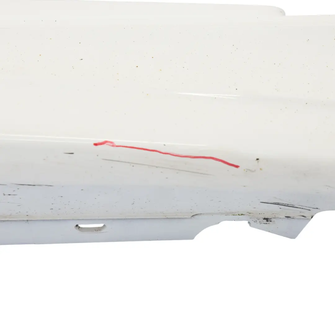 BMW E81 E82 E88 Side Skirt M Sport Sill Strip Right O/S Alpinweiss White - 300 - SKU 0034732-AW - Part number 0034732