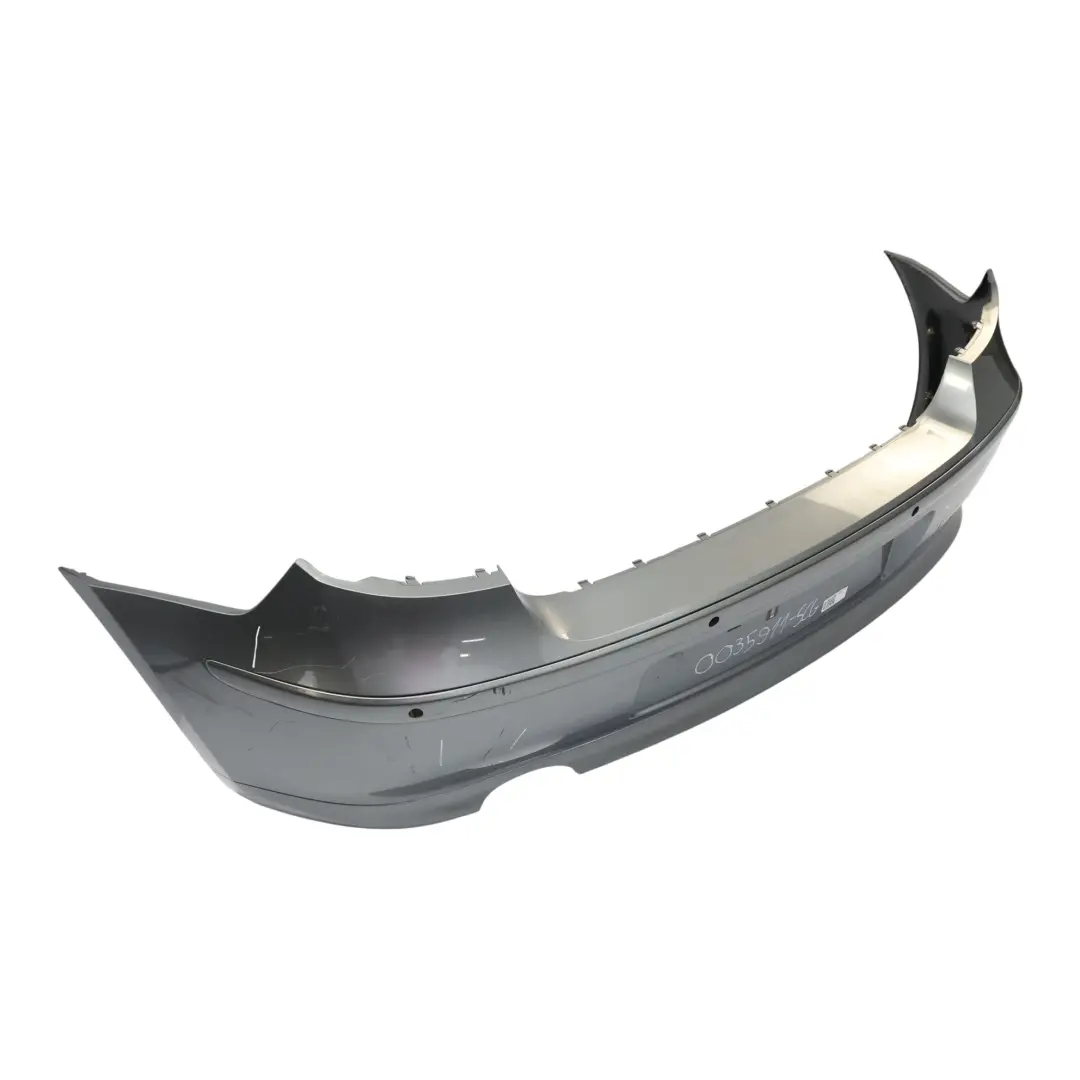 BMW E81 E87 LCI Rear Bumper Trim Panel PDC Spacegrau Space Grey Metallic - A52 - SKU 0035911-SCG - Part number 0035911
