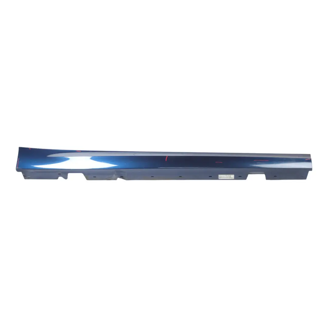 Side Skirt BMW E90 E91 LCI Sill Strip Right O/S Tiefseeblau Deep Sea Blue - A76 to with Part number 0037060 Side Skirt BMW E90 E91 LCI Sill Strip Right O/S Tiefseeblau Deep Sea Blue - A76 - SKU 0037060-DSB - Part number 0037060