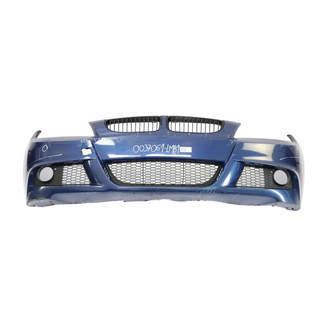 Complete Front Bumper Trim Panel Le Mans Blue - 381 to BMW E90 E91 LCI M Sport with Part number 0037061 BMW E90 E91 LCI M Sport Complete Front Bumper Trim Panel Le Mans Blue - 381 - SKU 0037061-LMB1 - Part number 0037061
