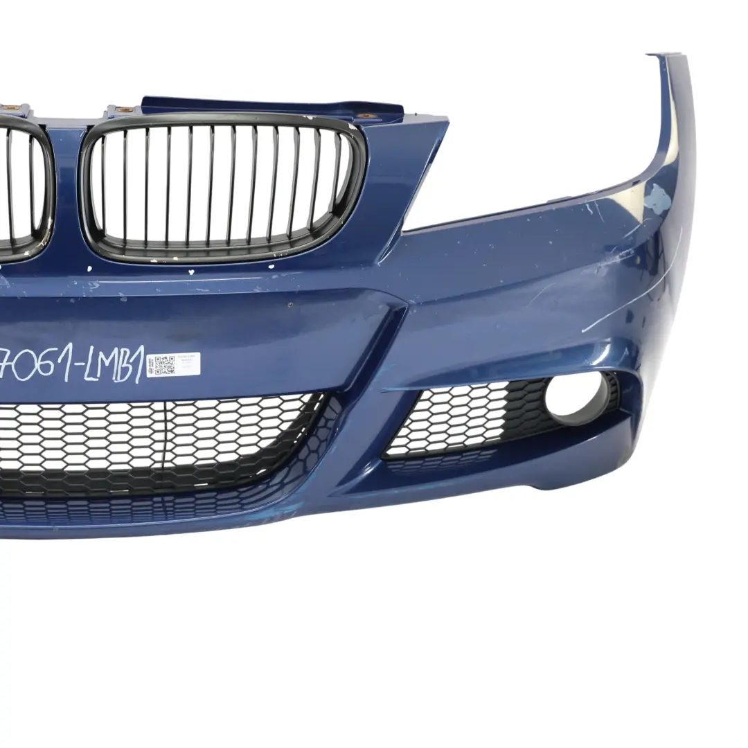 Complete Front Bumper Trim Panel Le Mans Blue - 381 to BMW E90 E91 LCI M Sport with Part number 0037061 BMW E90 E91 LCI M Sport Complete Front Bumper Trim Panel Le Mans Blue - 381 - SKU 0037061-LMB1 - Part number 0037061